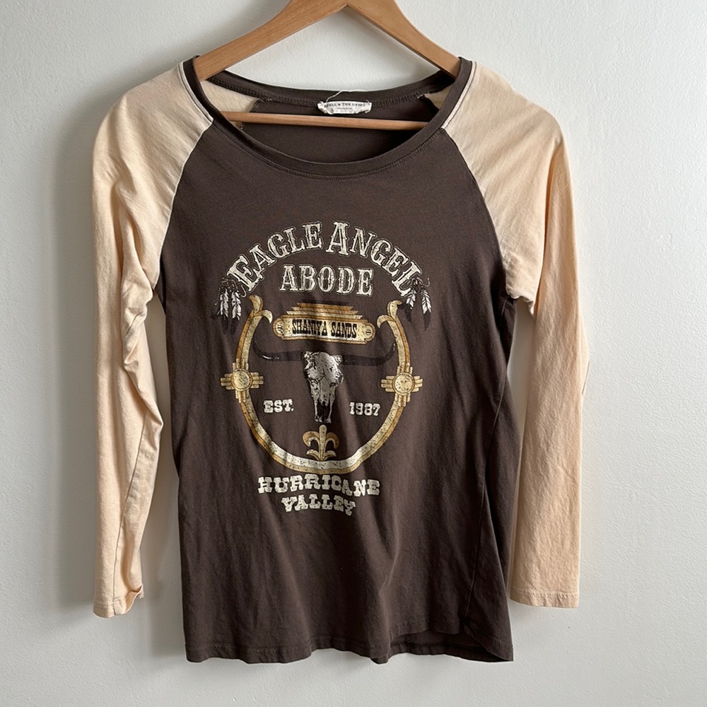 Spell & The Gypsy Eagle Angel Abode baseball tee